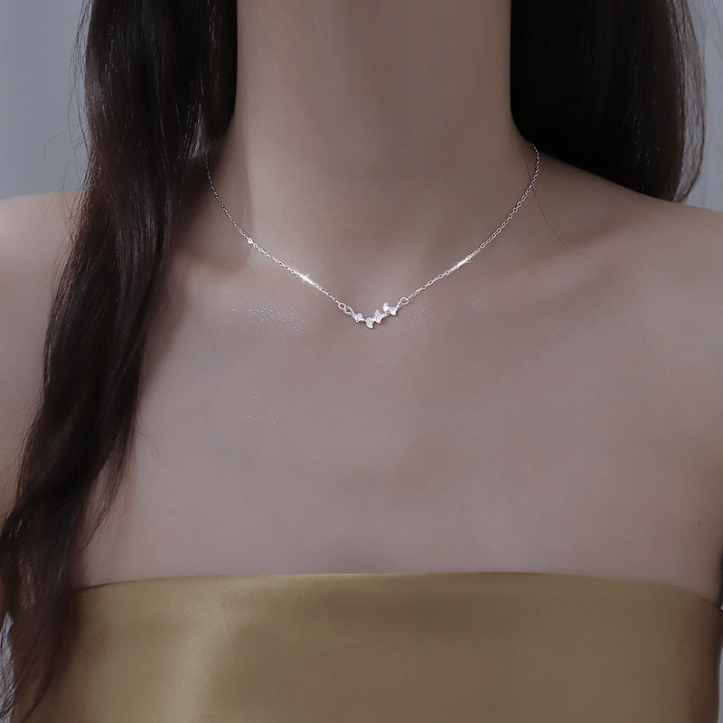 Versatile Sterling Silver Ginkgo Leaf Necklace For Women