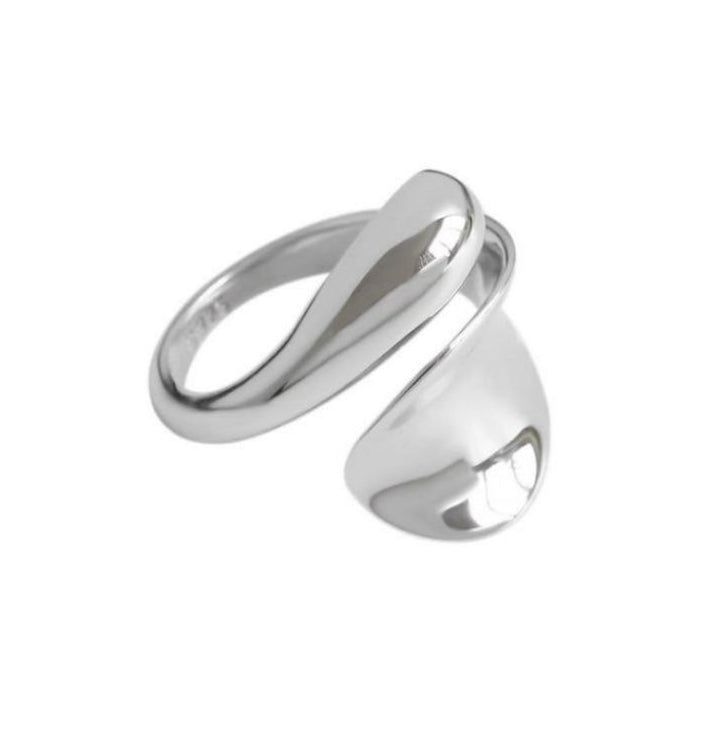 Minimalist Geometric Polished Ring With A Personalized Touch