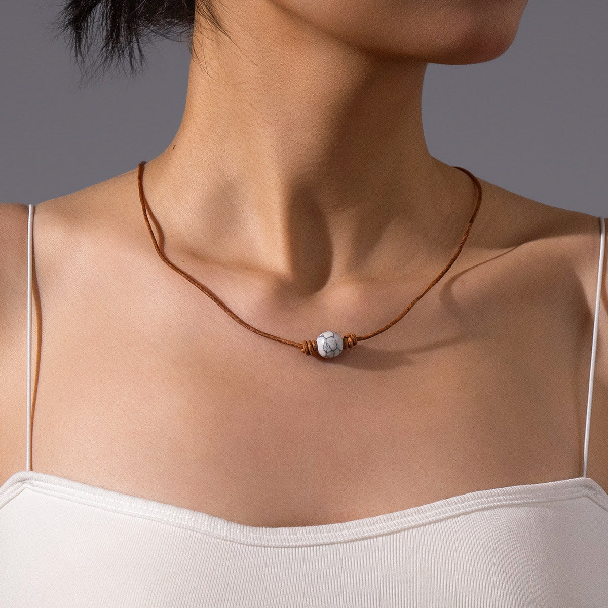 Fashionable Retro Hoop-Weaved Necklace For Women