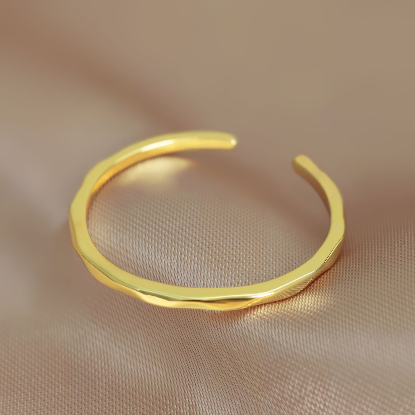 Single Copper Ring Fashionable And Minimalist Open-style