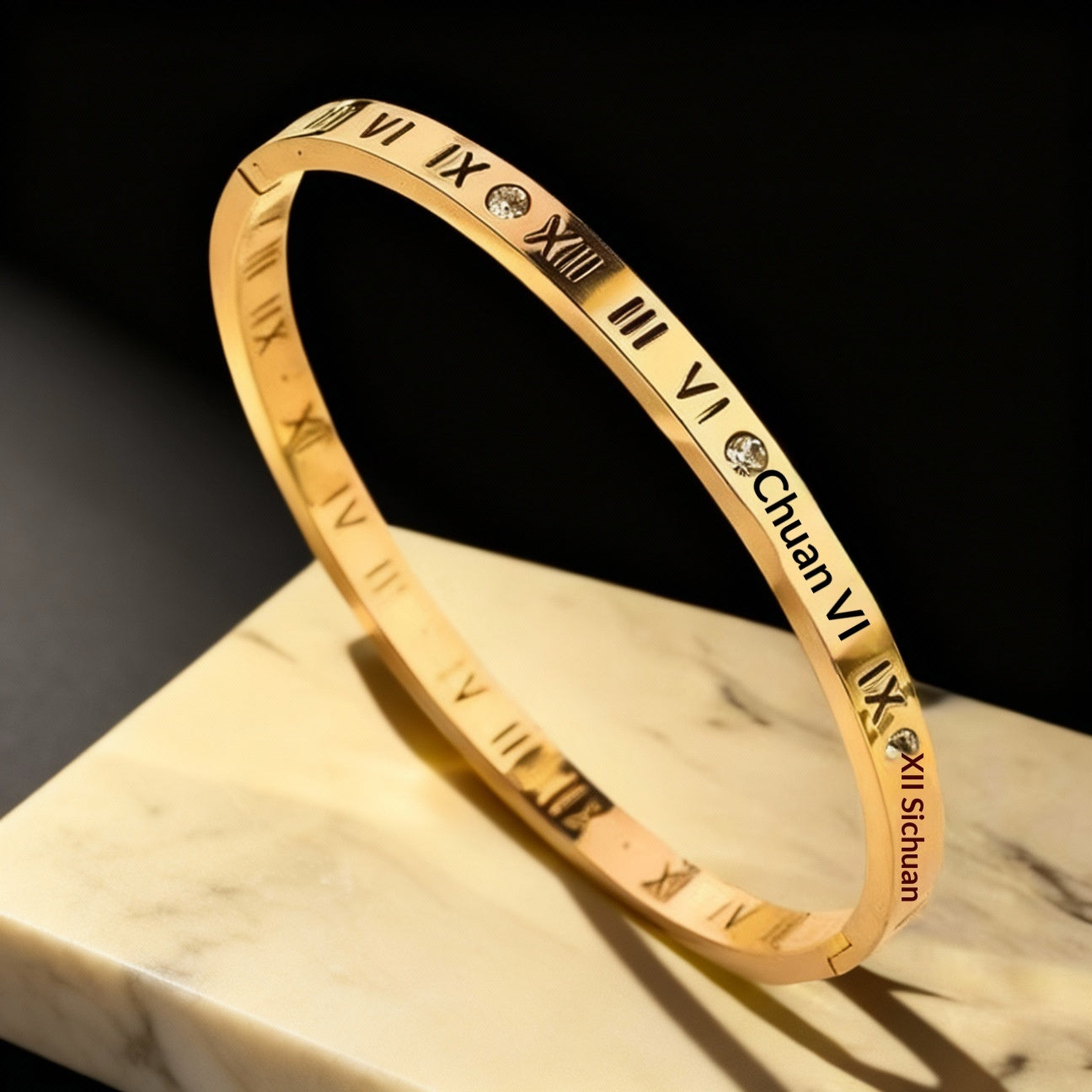 Stainless Steel Bracelet Titanium Steel Non-fading High-end Look For Women