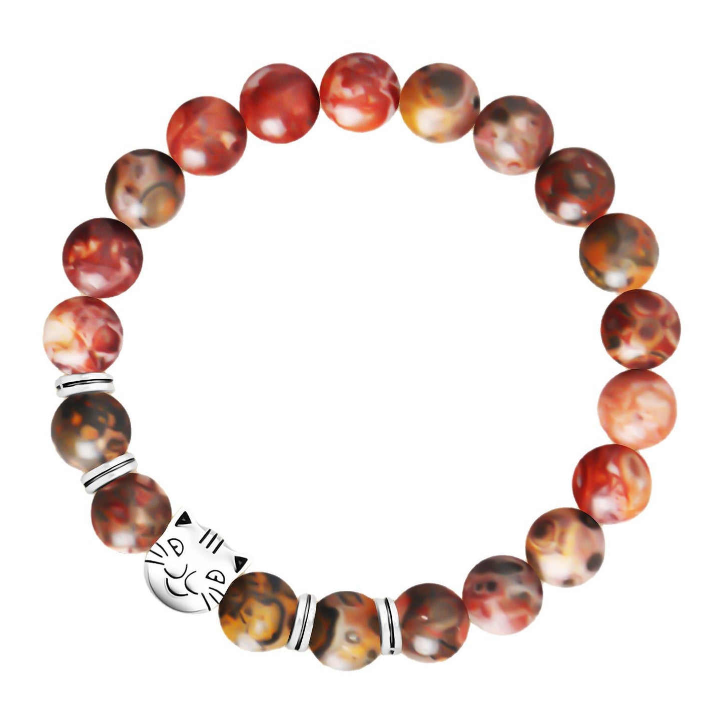 Natural Turquoise Stone Bracelet With A Card