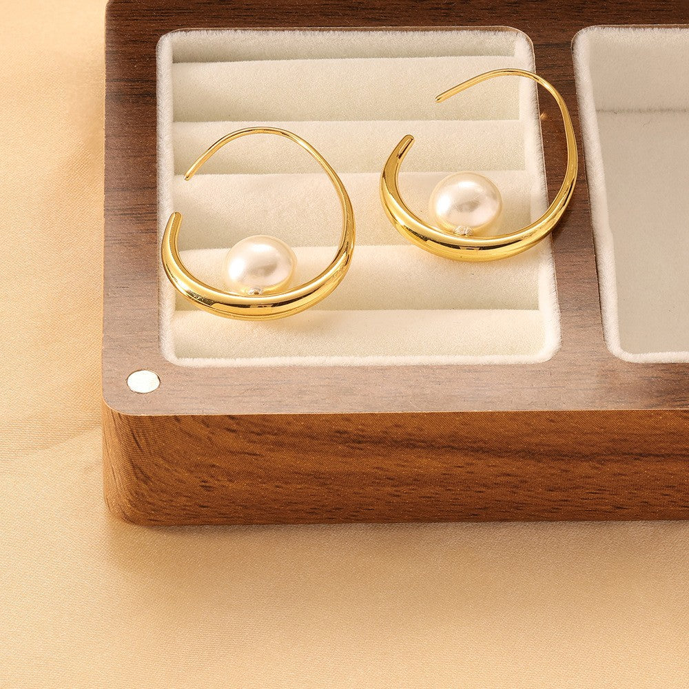 Stainless Steel High-End Irregular Trendy Earrings