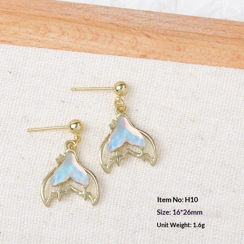 Creative Simple And Versatile Summer Flower Tulip Earrings Women