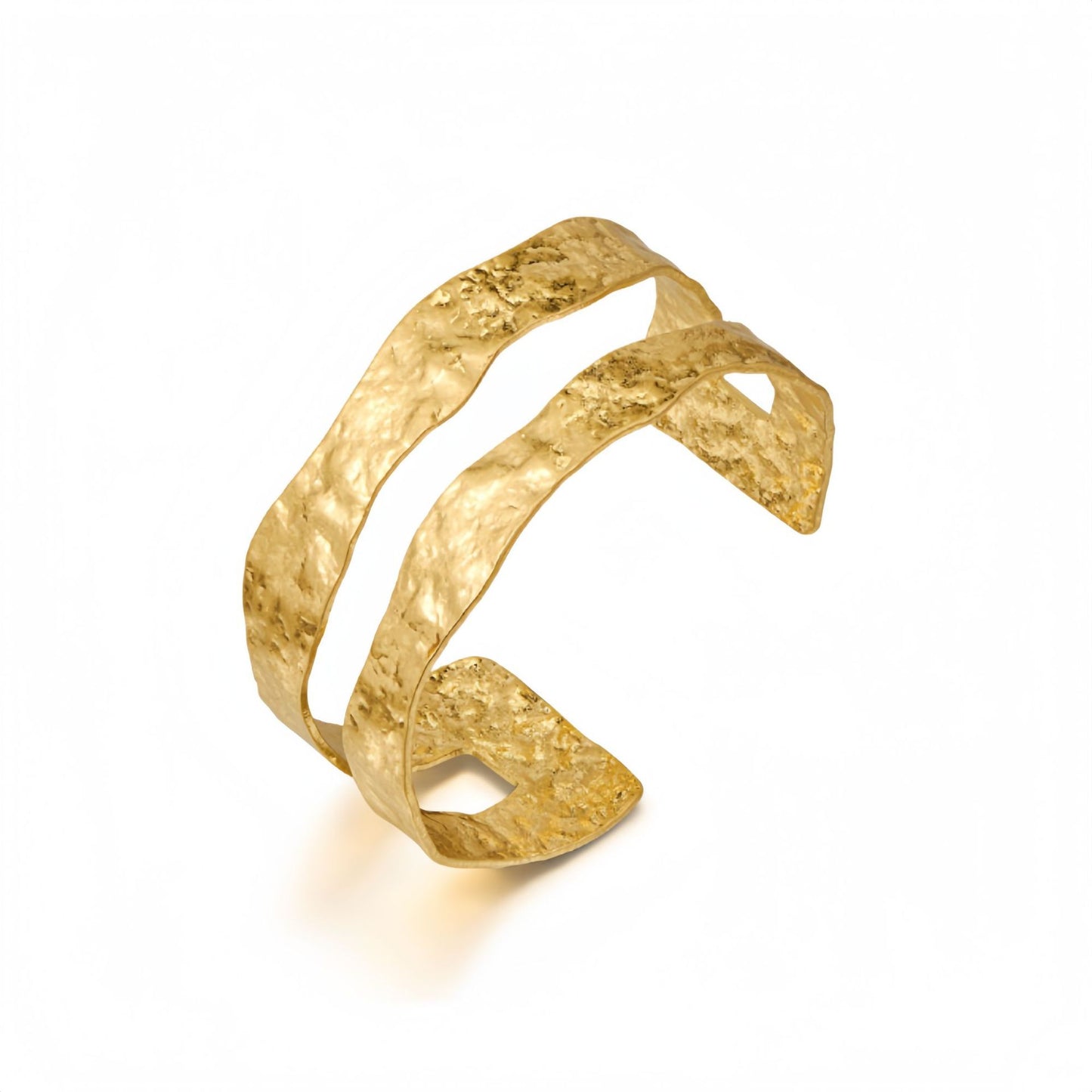 Popular Bracelet Simple Semi-Circular Hollow C-Shape Bangle Trendy All-Match Elegant Jewelry