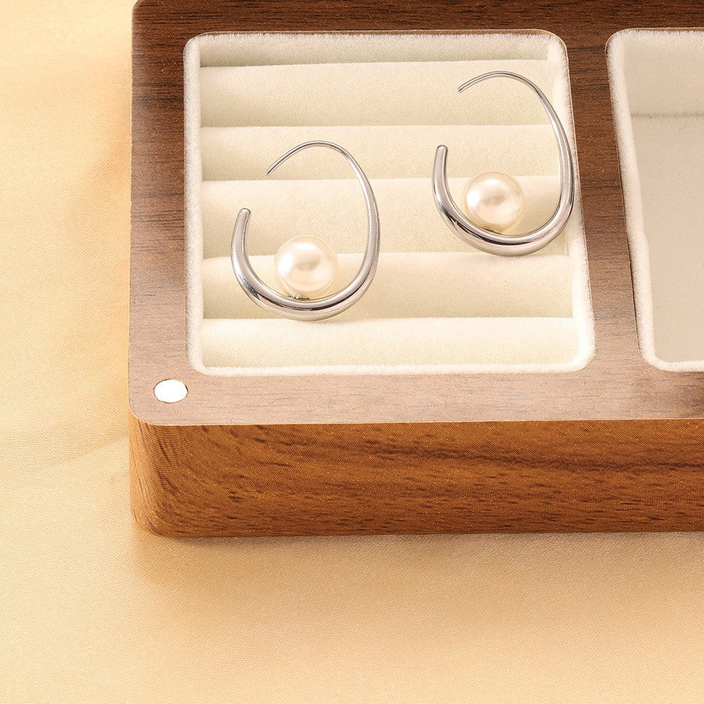 Stainless Steel High-End Irregular Trendy Earrings