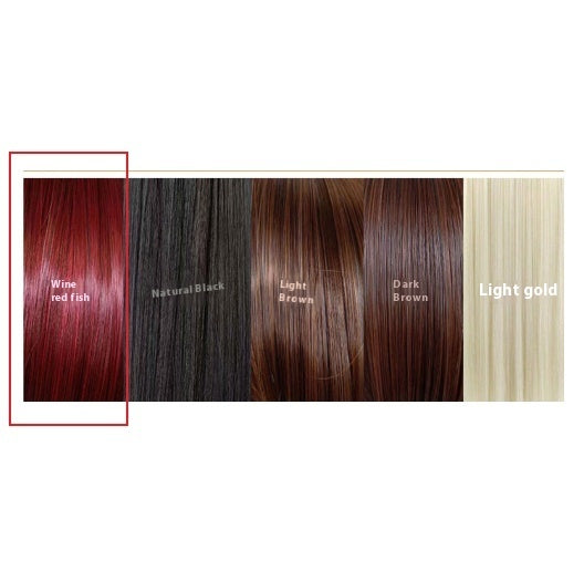 Mid-length Straight Hair Hand-woven Front Lace Wigs