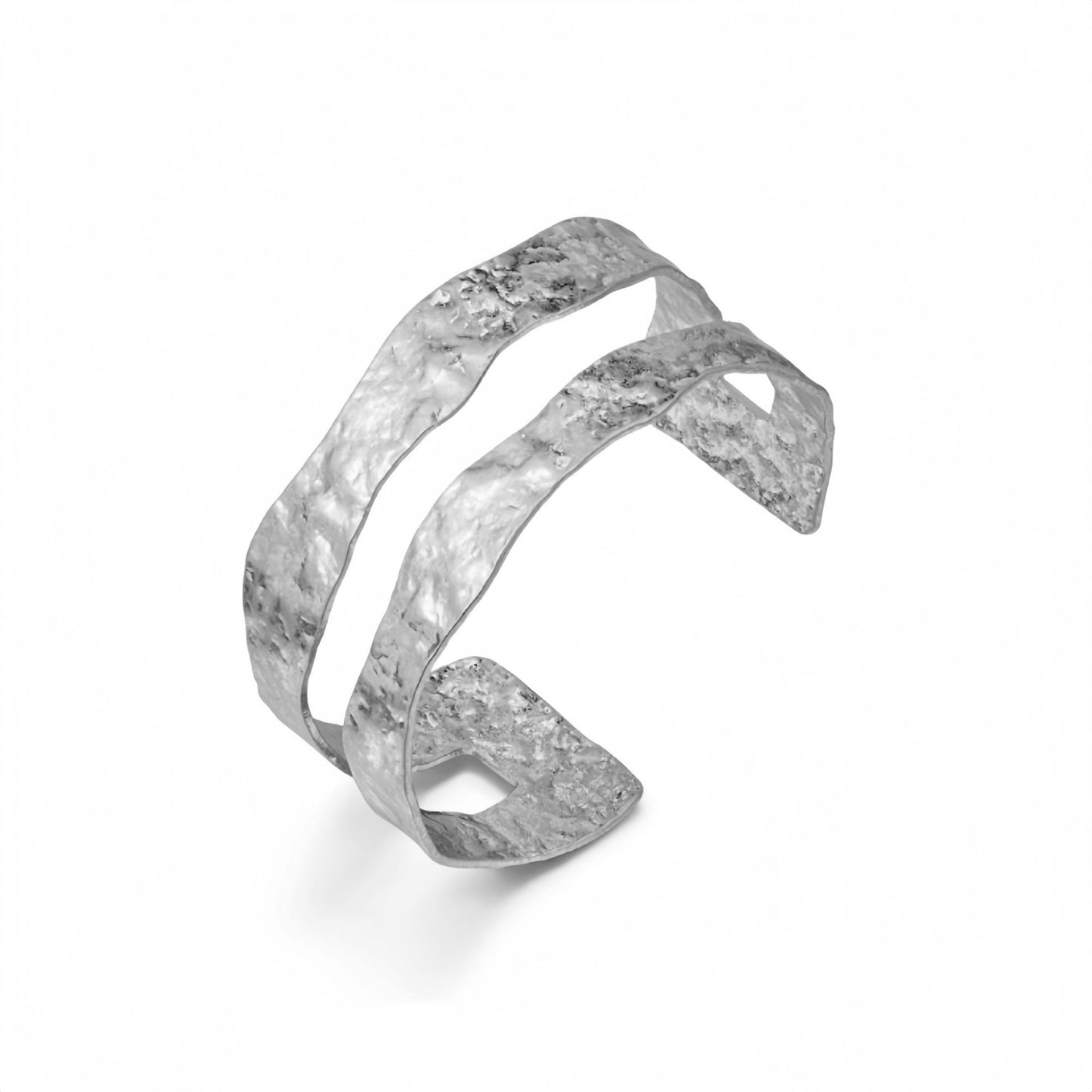 Popular Bracelet Simple Semi-Circular Hollow C-Shape Bangle Trendy All-Match Elegant Jewelry