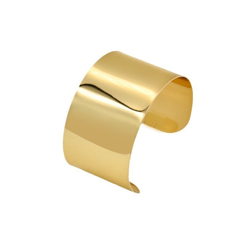 Popular Bracelet Simple Semi-Circular Hollow C-Shape Bangle Trendy All-Match Elegant Jewelry