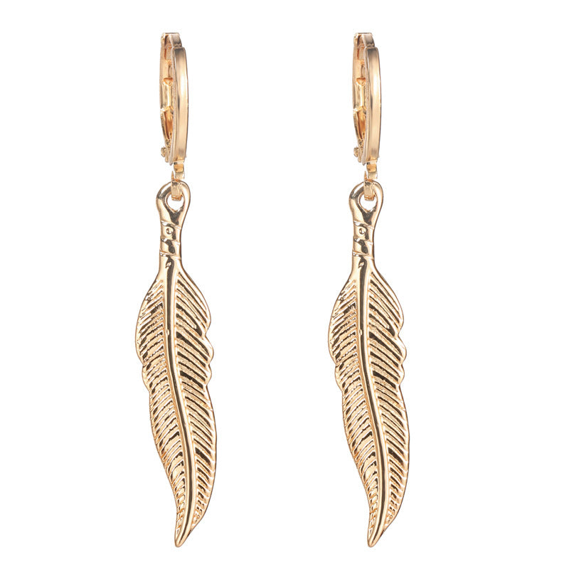 Fashionable Copper Earrings Heart, Triangle, And High Heel Design