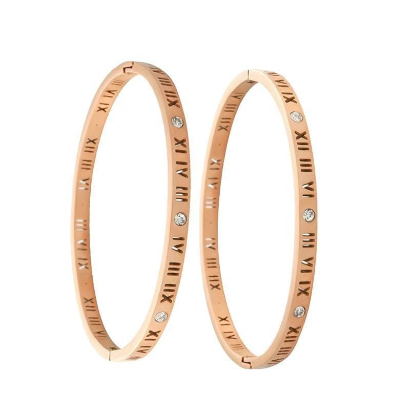 Stainless Steel Bracelet Titanium Steel Non-fading High-end Look For Women