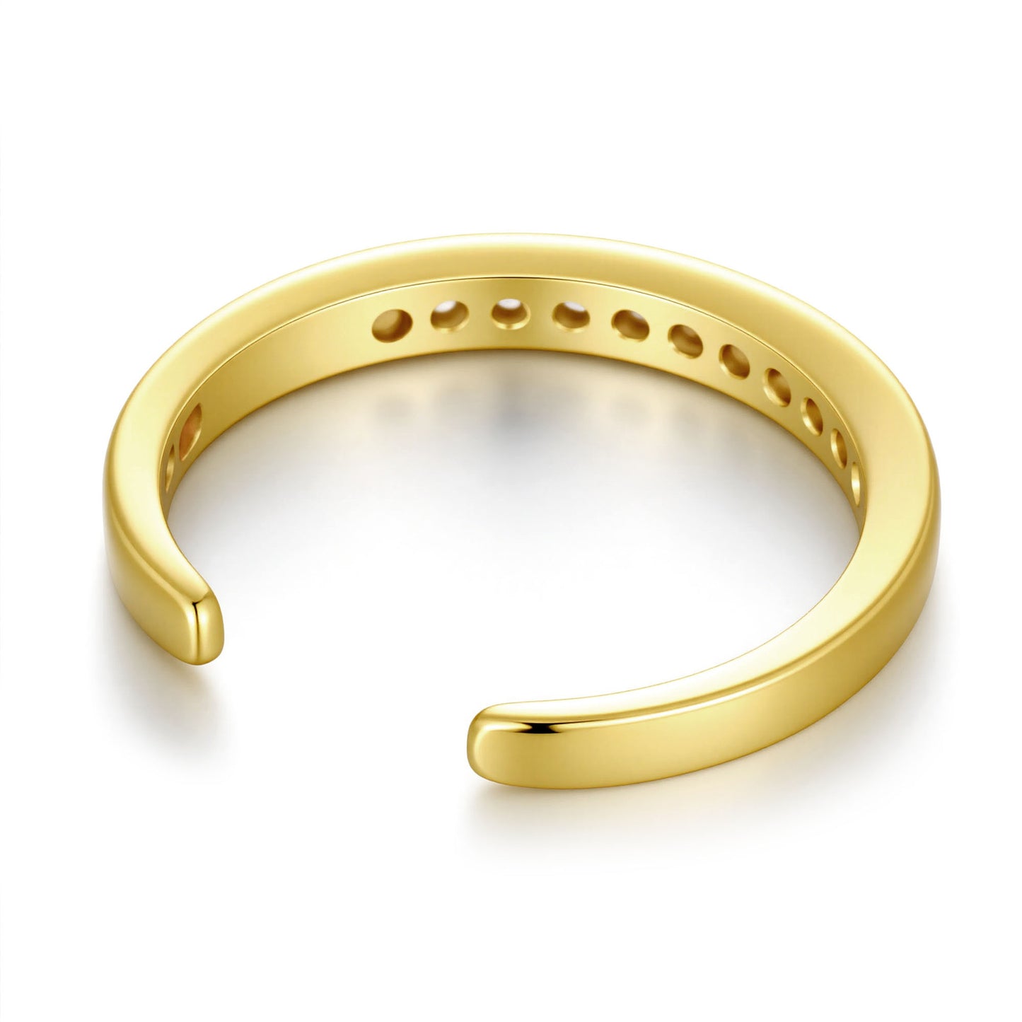 Single Copper Ring Fashionable And Minimalist Open-style