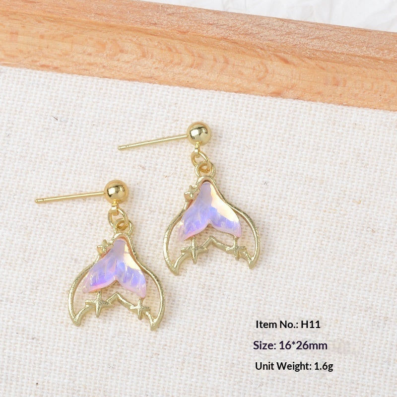 Creative Simple And Versatile Summer Flower Tulip Earrings Women